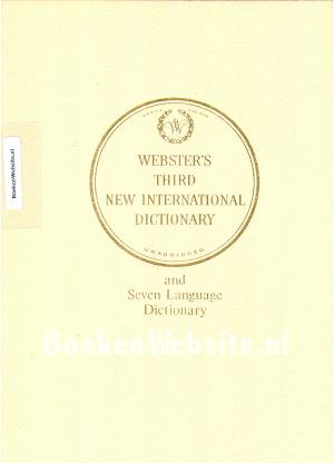 Webster's Third New International Dictionary *