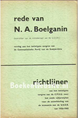 Rede van N.A. Boelganin