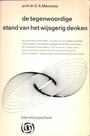 De tegenwoordige stand van het wijsgerig denken