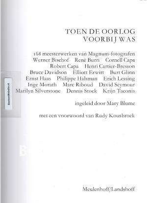 Toen de oorlog voorbij was