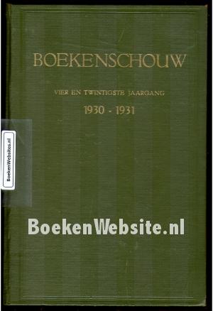 Boekenschouw 1930-1931 Boekenschouw 1930-1931