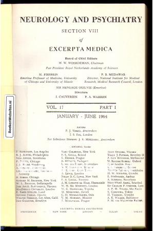 Neurology and Psychiatry 1964