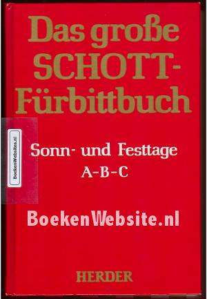 Das grosze Schott Furbittbuch