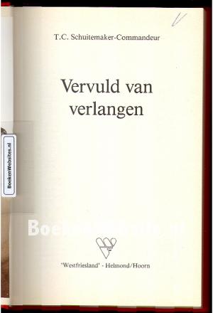 Vervuld van verlangen