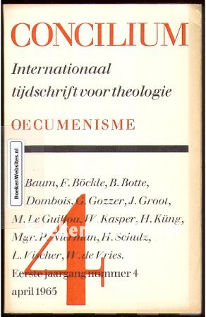 Concilium 1965 / Oecumenisme Concilium 1965 / Oecumenisme