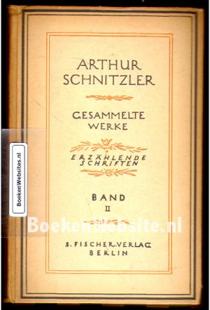 Arthur Schnitzler, gesammelte Werke 2