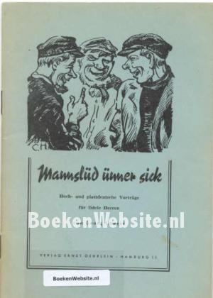 Mannslüd ünner Sick