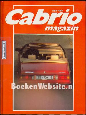 Cabrio magazin helft 1986 Cabrio magazin helft 1986