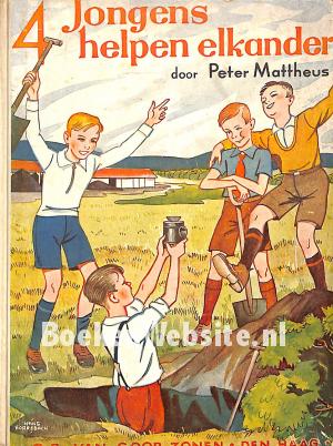 4 Jongens helpen elkander