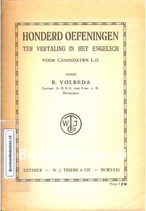 Honderd oefeningen ter vertaling in het Engelsch