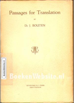Passages for Translation Passages for Translation