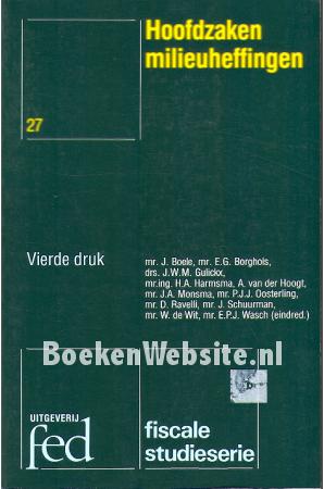 Hoofdzaken milieuheffingen