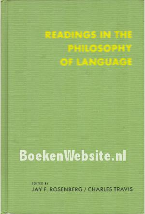 Readings in the Philosophy of Language Readings in the Philosophy of Language