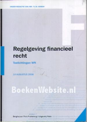 Regelgeving financieel recht Wft