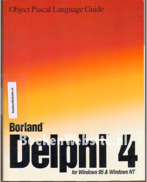 Delphi 4 Object Pascal Language Guide Delphi 4 Object Pascal Language Guide