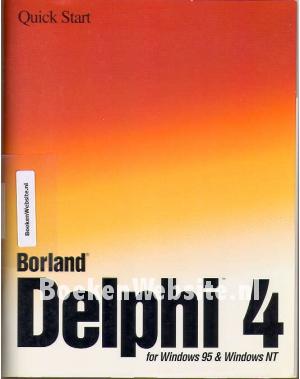 Delphi 4 Quick Start Delphi 4 Quick Start