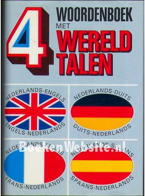 Woordenboek met 4 wereldtalen