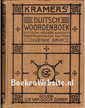 Kramer's Duitsch woordenboek
