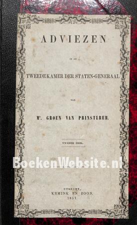 Adviezen in de Tweede Kamer der Staten-Generaal 2