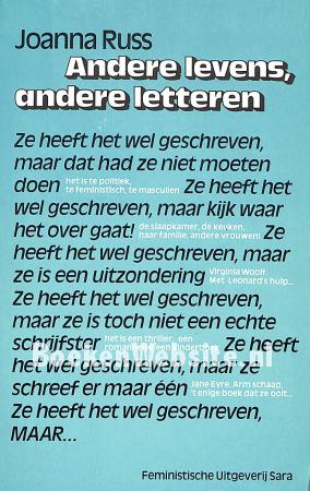 Andere levens, andere letteren Andere levens, andere letteren