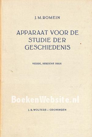 Apparaat voor de studie der geschiedenis