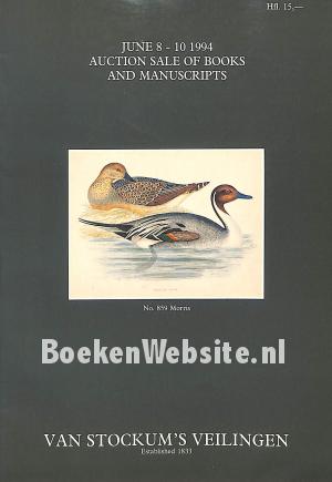 Auction Sale of Books and Manuscripts