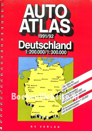 Auto atlas Deutschland 1991/92