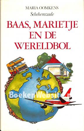 Baas, Marietje en de wereldbol, gesigneerd