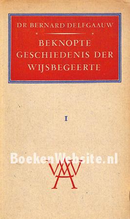 Beknopte geschiedenis der wijsbegeerte