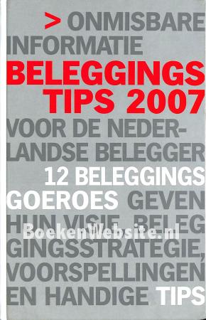 Beleggingstips 2007 Beleggingstips 2007