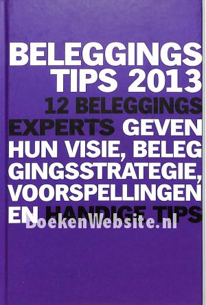 Beleggingstips 2013
