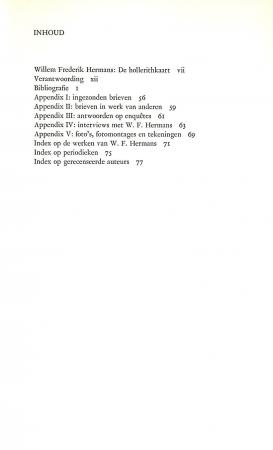Bibliografie van de verspreide publicaties van W.F. Hermans