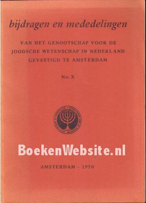 Bijdragen en mededelingen No. X