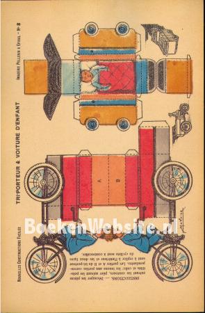 Bouwplaat Tri-porteur & Voiture D'enfant