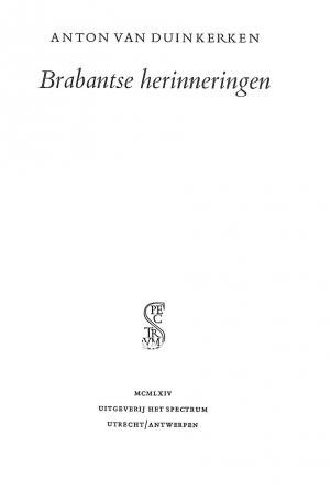 Brabantse herinneringen Brabantse herinneringen