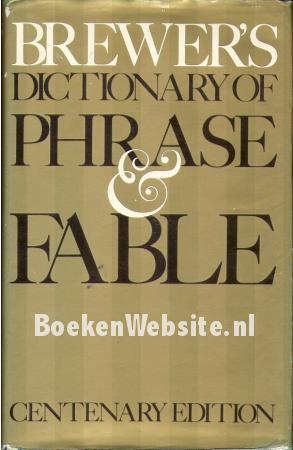 Brewer's Dictionary of Phrase & Fable