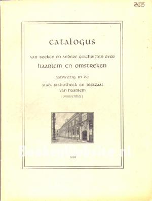 Catalogus Haarlem en Omstreken