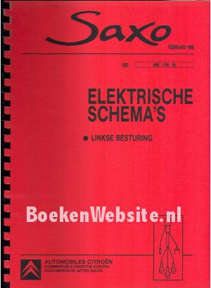 Citroen Saxo, Elektrische schema's, linkse besturing