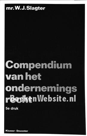 Compendium van het ondernemingsrecht