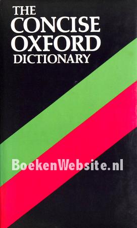 The Concise Oxford Dictionary The Concise Oxford Dictionary