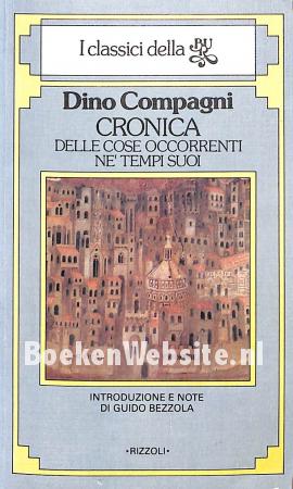 Cronica delle cosse occorrenti ne'tempi suoi Cronica delle cosse occorrenti ne'tempi suoi