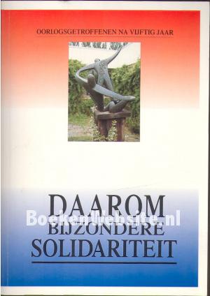 Daarom bijzondere solidariteit