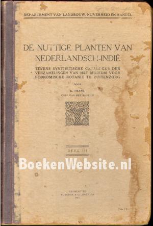 De nuttige planten van Nederlandsch-Indië III