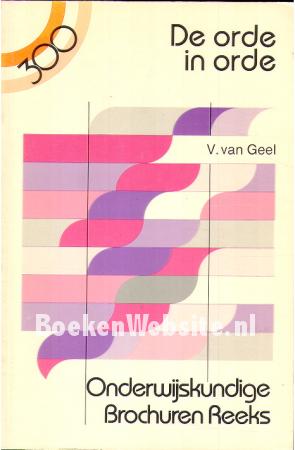 De orde in orde