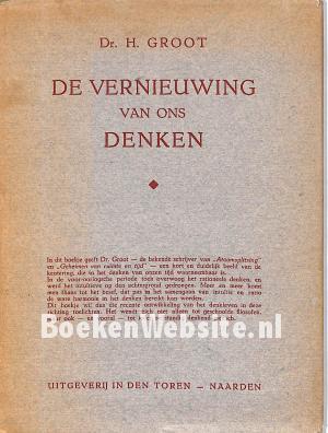 De vernieuwing van ons denken De vernieuwing van ons denken