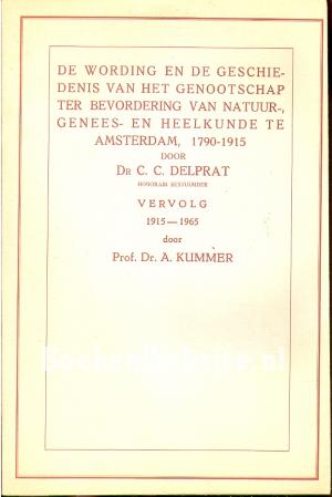 De wording en de geschiedenis van het genootschap...