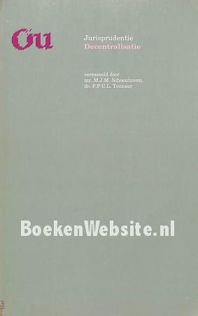 Decentralisatie, jurisprudentie