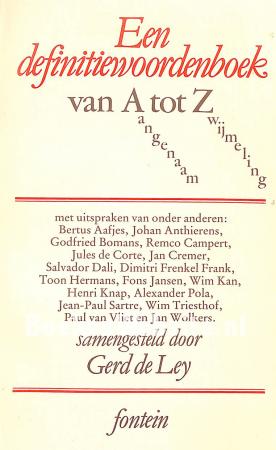 Een definitie-woordenboek van  A tot Z