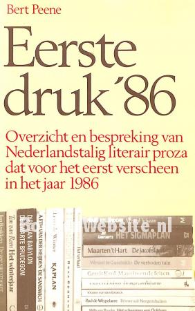 Eerste druk '86 Eerste druk '86