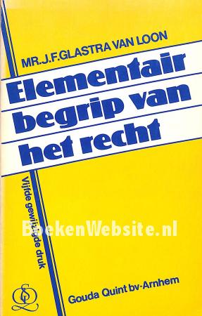 Elementair begrip van het recht
